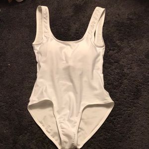 small white body suite